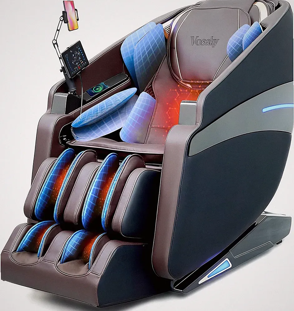 4D Shiatsu Massage Chair with Heat & Zero Gravity - Full Body Relief & AI Voice