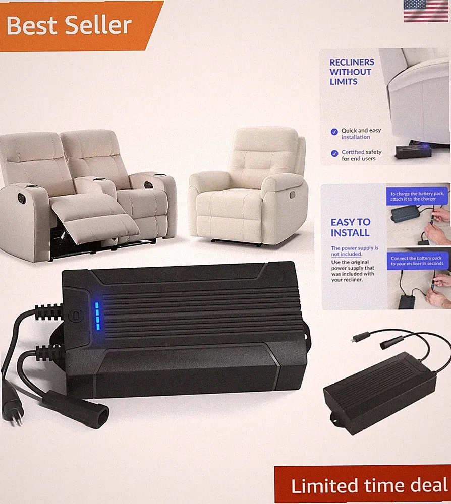Cordless Rechargeable Battery Pack for Electric Recliners – Ultimate Convenience