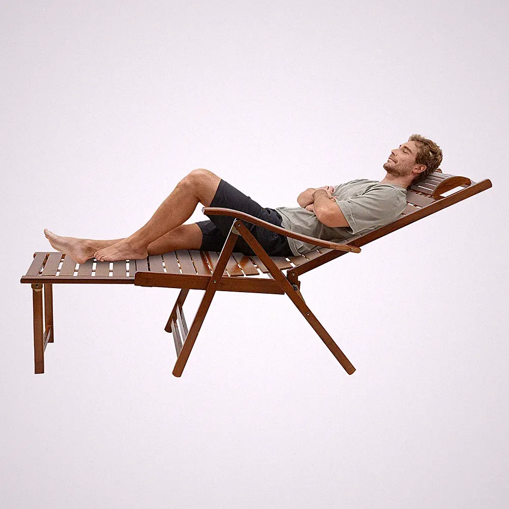 Folding Reclining Chair With Adjustable Backrest For Living Rooms 18.11x12.99"