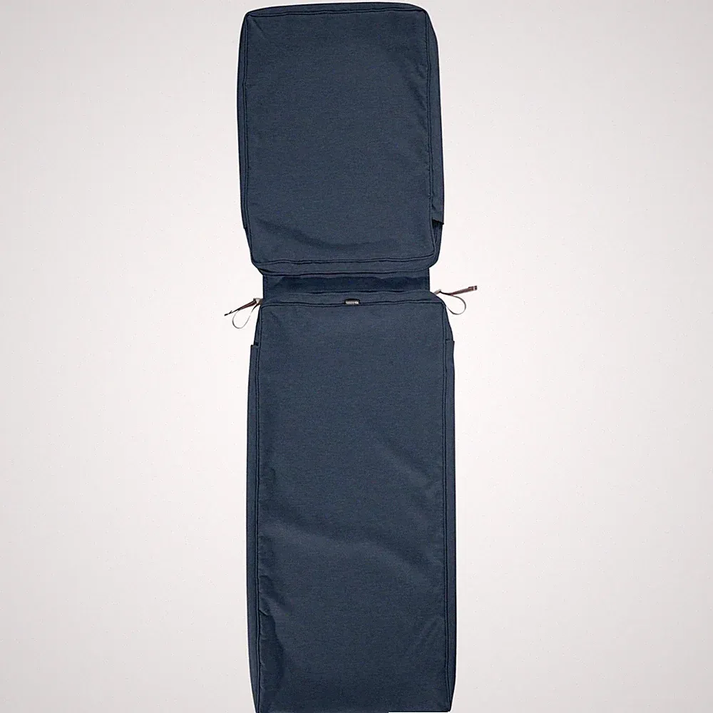 Montlake 3-Inch Thick Chaise Lounge Cushion - Heather Indigo