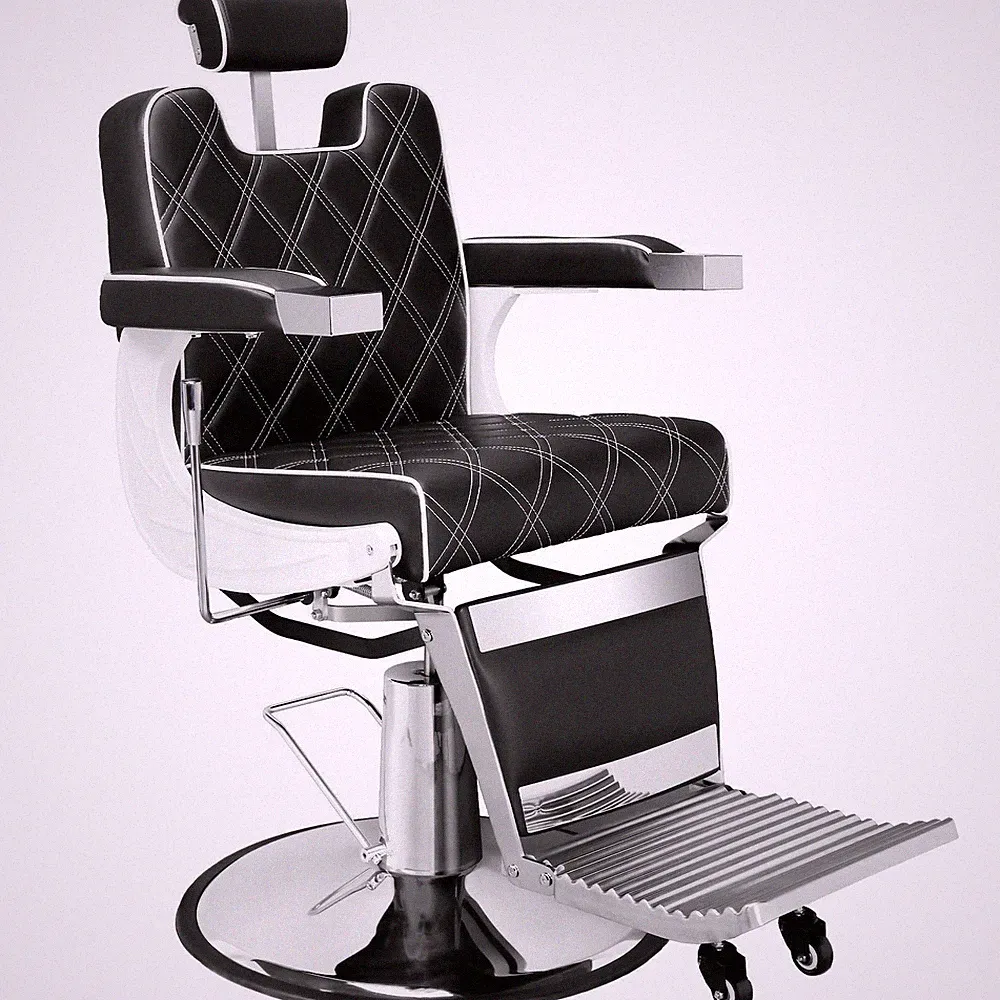 Vintage Barber Chair Hydraulic Recline Salon Beauty Styling Chair 360° Swivel